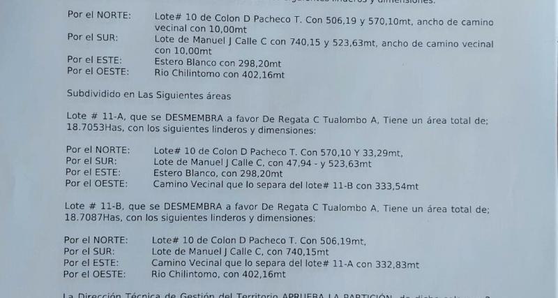  Desmembración Rural.