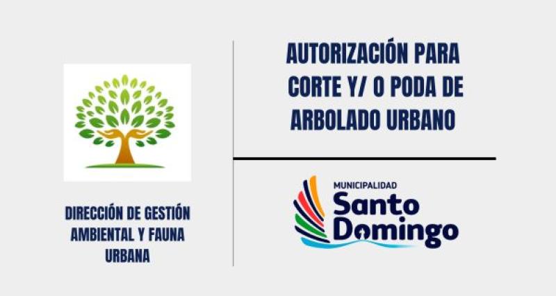 Autorización para poda y/o corte de arbolado