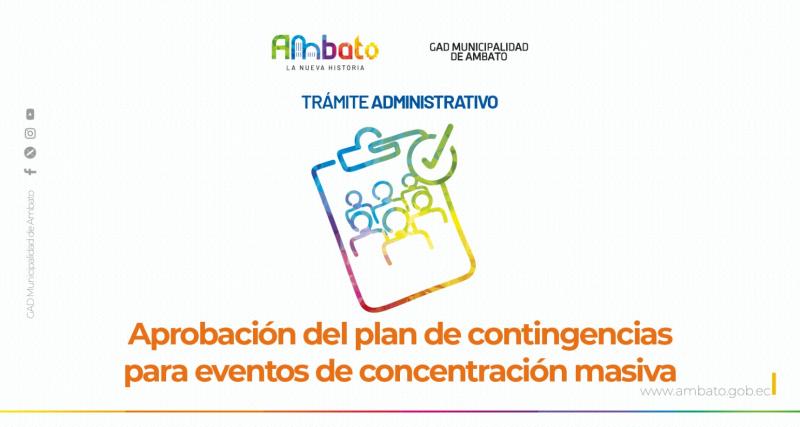 Plan de contingencia para eventos de concentración masiva