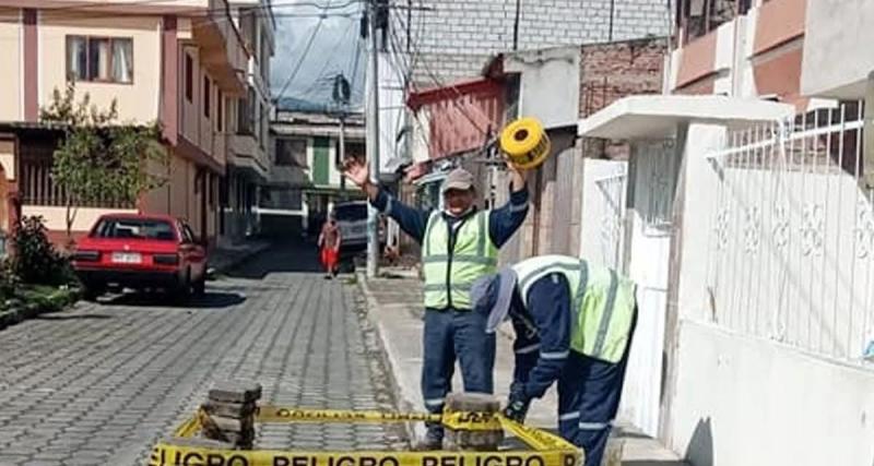 Levantamiento de adoquín