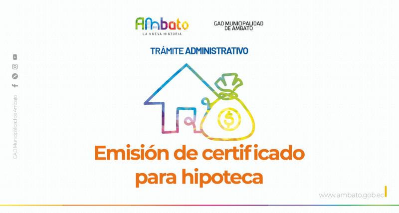 Certificado para hipoteca