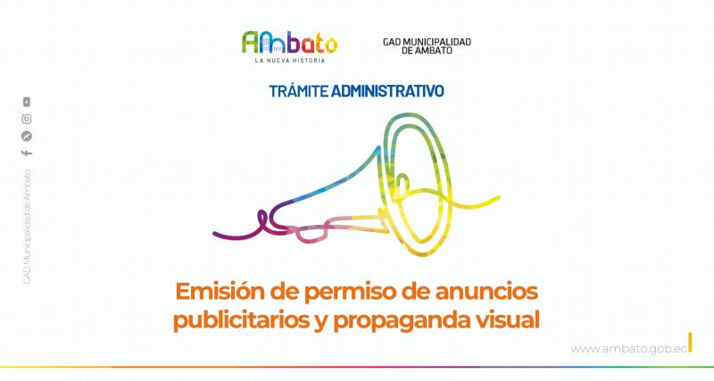 Permiso de instalación de anuncios publicitarios y propaganda visual