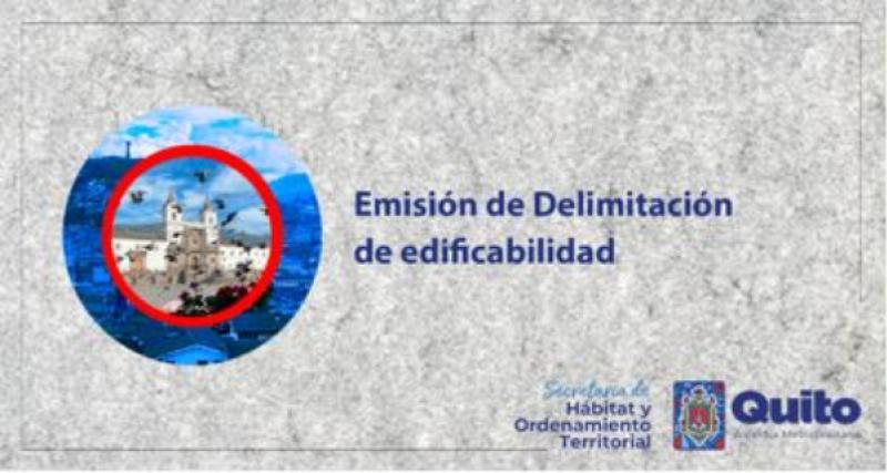 Emisión de delimitación de edificabilidad