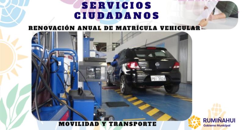 Renovación Anual de Matrícula Vehicular