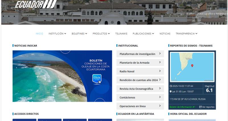 Atención de requerimientos de acceso a la Información Pública del Instituto Oceanográfico y Antártico de la Armada