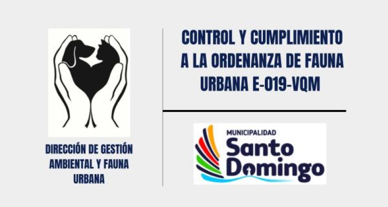 Ordenanza de Fauna Urbana E-019-VQM