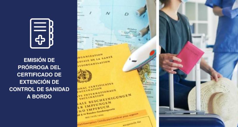 Emisión de la exención del certificado de control de sanidad a bordo