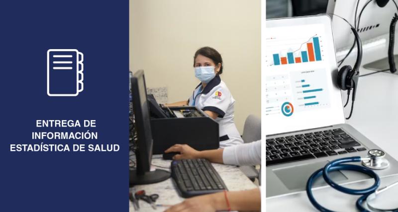 Entrega de información estadística de salud