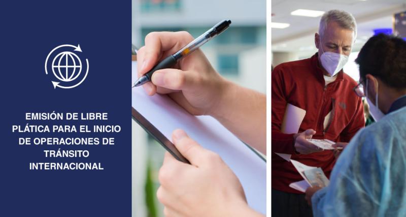 Entrega de la ficha de libre plática