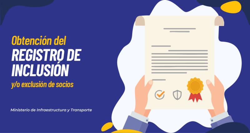 Registro de inclusión y/o exclusión de socios
