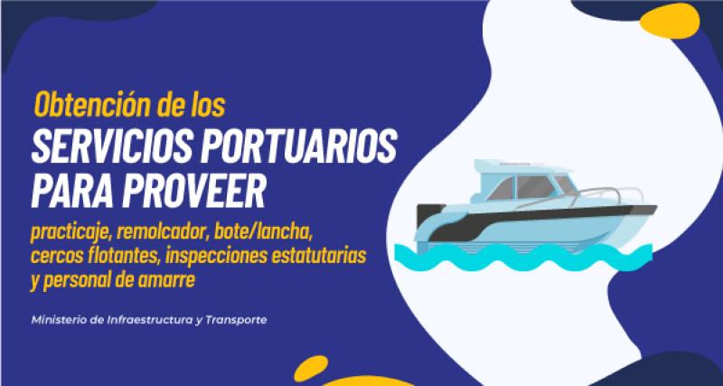 Servicios portuarios para proveer practicaje