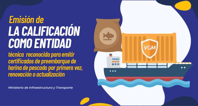 Certificados de preembarque de harina de pescado 