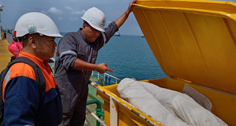 Inspección de prevención contaminación a bordo de buques (basura)