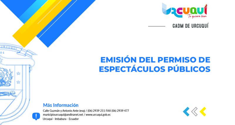 Emisión del Permiso de Espectáculos Públicos