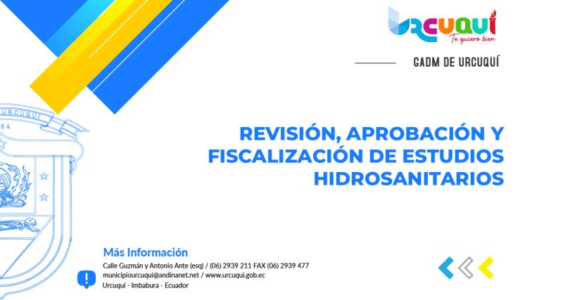 Revisión, Aprobación y Fiscalización de Estudios Hidrosanitarios