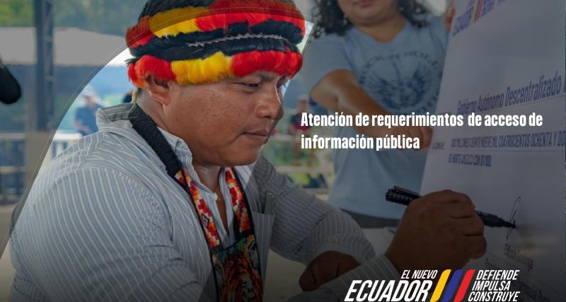 Imagen descriptiva de Atención de requerimientos de acceso de información pública con usuarios amazónicos beneficiarios de los servicios de la CTEA