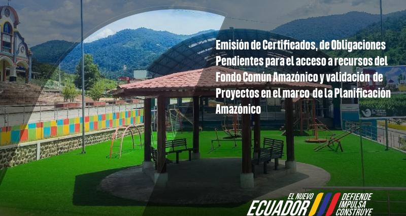 Imagen representativa de proyectos financiados con el Fondo Común cuyo requisito es la emisión de Certificado de Obligaciones pendientes