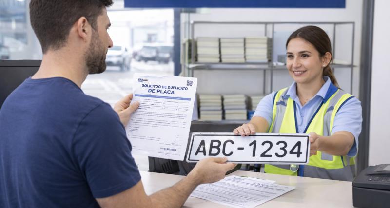 DUPLICADO DE PLACA POR PERDIDA