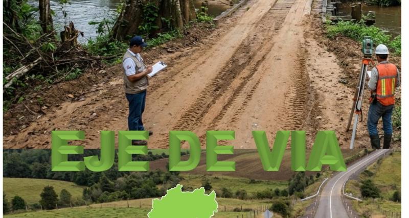 Certificado de eje vial.