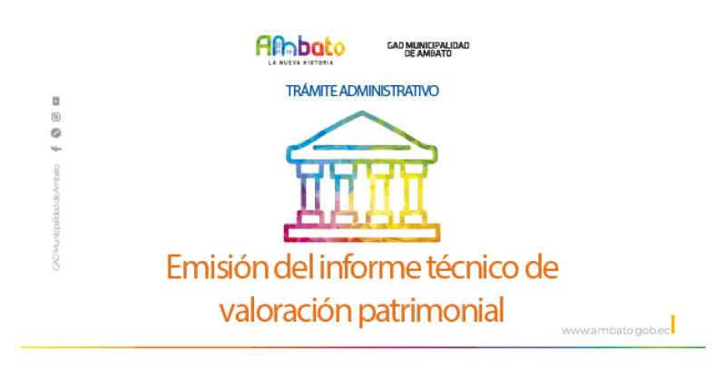 Informe técnico de valoración patrimonial