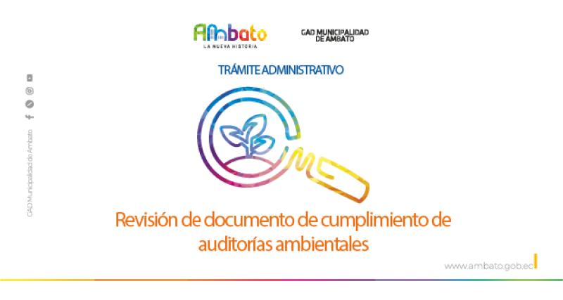 Documento de cumplimiento de auditorías ambientales