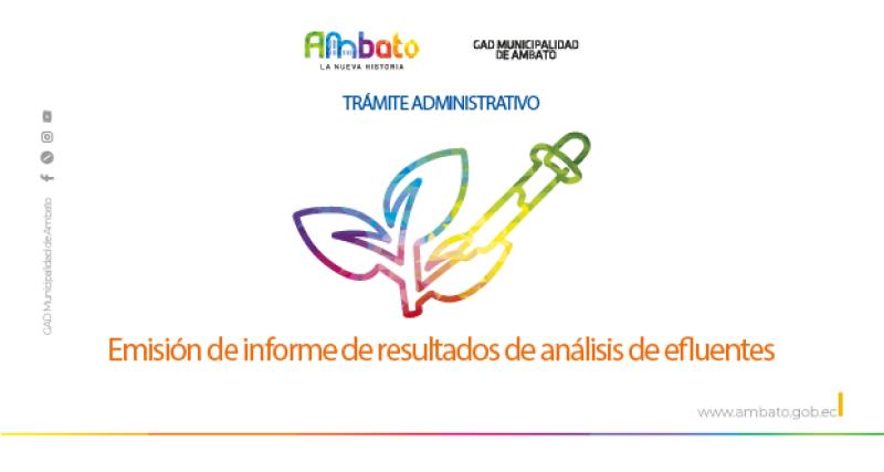 Informe de resultados de análisis de efluentes