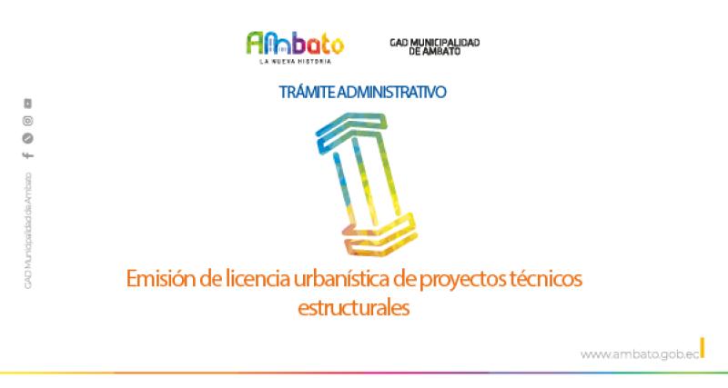 Licencia urbanística de proyectos técnicos estructurales