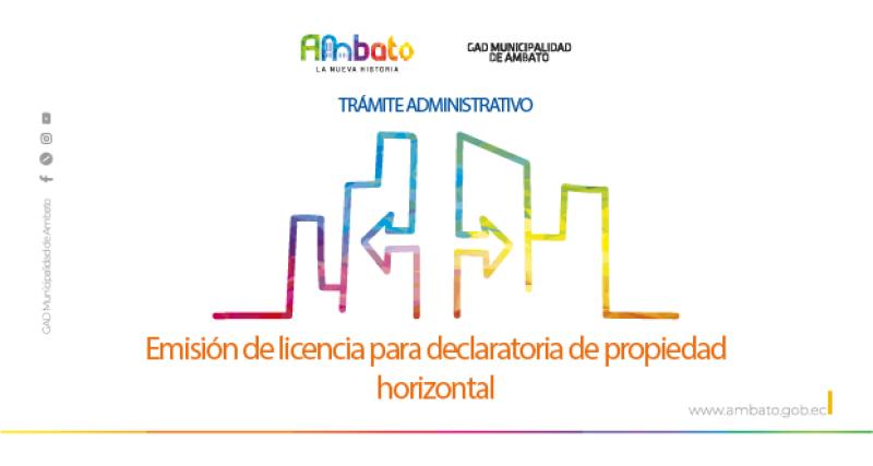 Licencia para declaratoria de propiedad horizontal