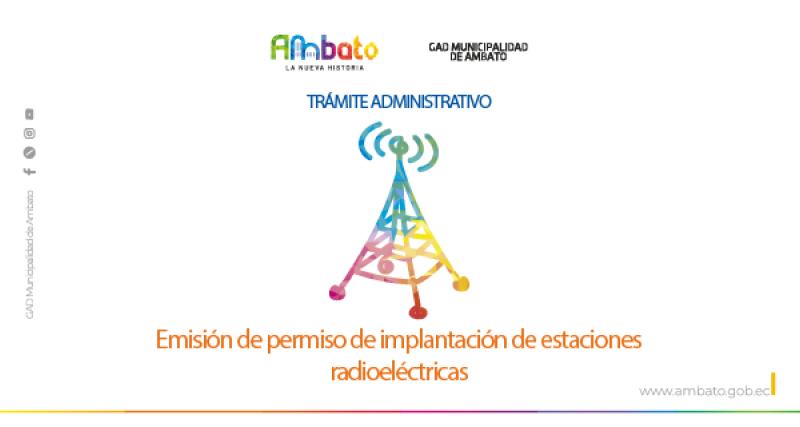 Permiso de implantación de estaciones radioeléctricas