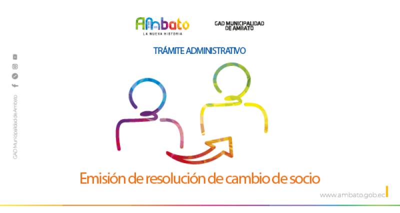 Resolución de cambio de socio