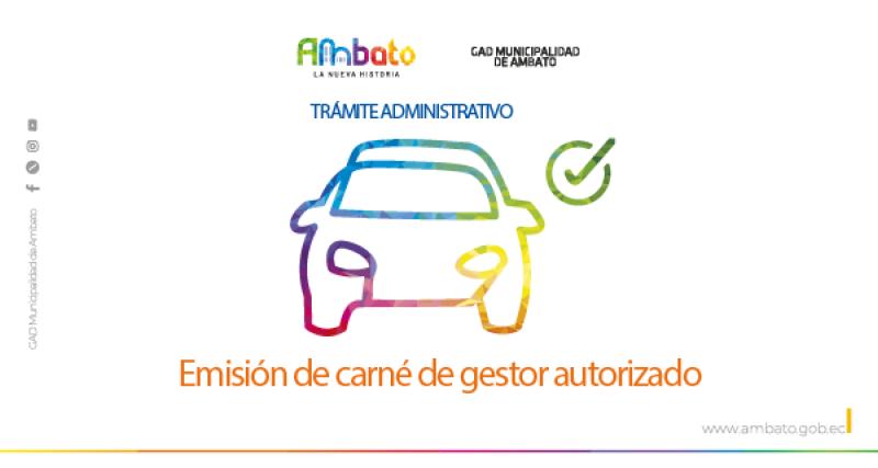 Carné de gestor autorizado