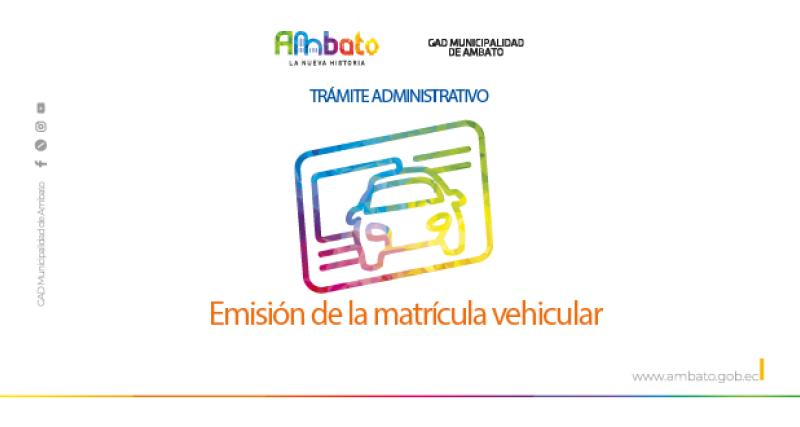 Matrícula vehicular