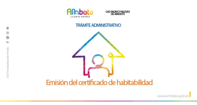 Certificado de habitabilidad
