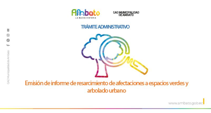 Informe de resarcimiento de afectaciones a espacios verdes y arbolado urbano