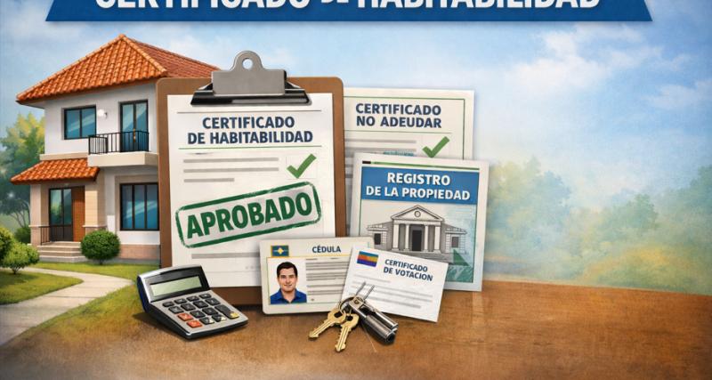 La solicitud es recibida y registrada por la unidad administrativa correspondiente del Gobierno Autónomo Descentralizado Municipal del cantón Jama. Posteriormente, se verifica el cumplimiento de los requisitos establecidos y se realiza la inspección técnica del inmueble. Con base en el informe técnico favorable, se procede a la elaboración y emisión del Certificado de Habitabilidad, el cual es aprobado y notificado al solicitante conforme a la normativa vigente.