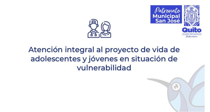  adolescentes y jóvenes en situación de vulnerabilidad