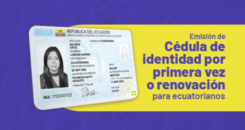 Cédula de identidad ecuatorianos