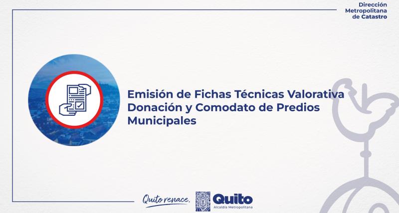 Emisión de Fichas Técnicas Valorativa Donación y Comodato de Predios Municipales