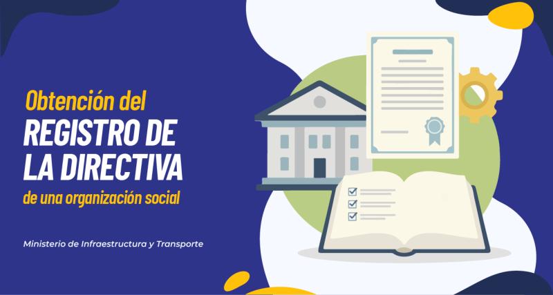Registro de la directiva de una organización social