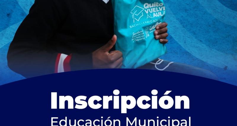 Inscripción de estudiantes a educación inclusiva municipal presencial y semipresencial