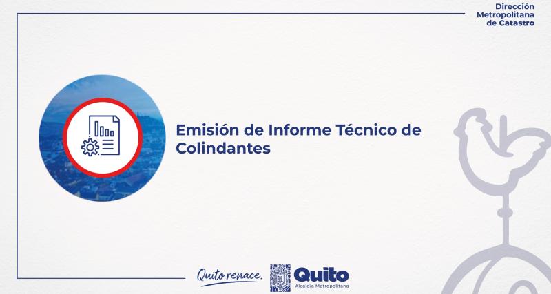 Emisión de Informes Técnicos de colindantes