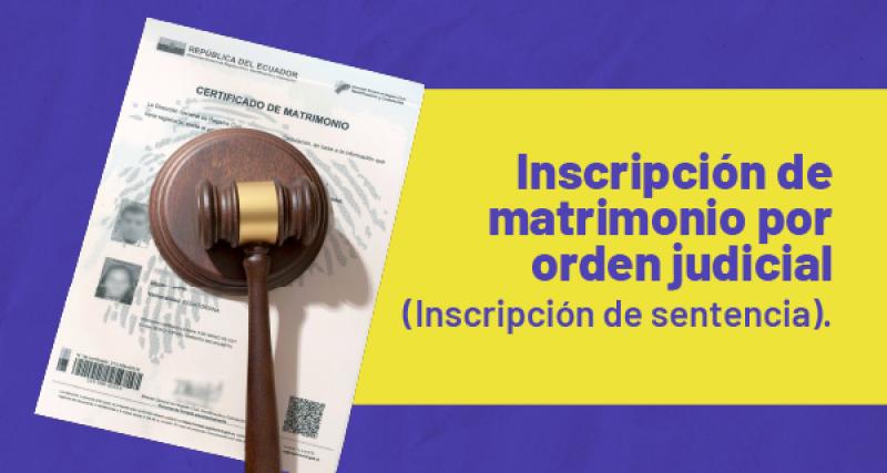 Matrimonio por orden judicial