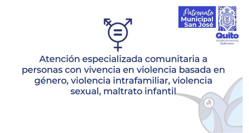  personas con vivencia en violencia basada en género