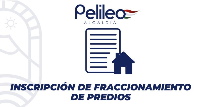 Inscripción de fraccionamiento de predios