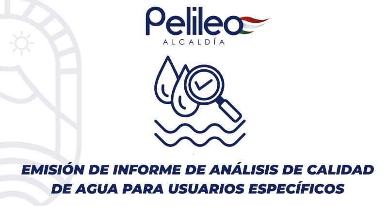 Emisión de informe de análisis de calidad de agua para usuarios específicos