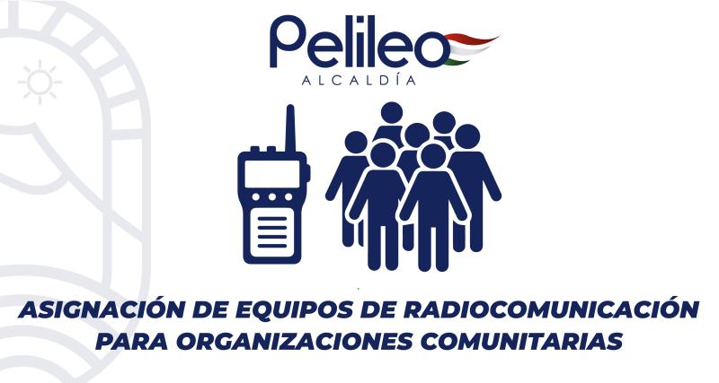 Asignación de equipos de radiocomunicación para organizaciones comunitarias
