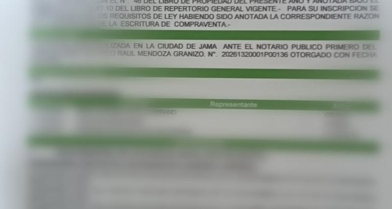 Acta de inscripción