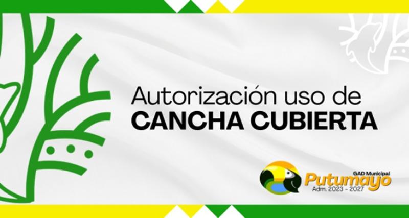 Autorización uso de cancha cubierta