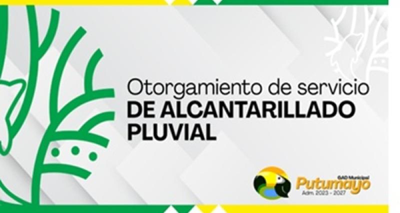 SERVICIO DE ALCANTARILLADO PLUVIAL