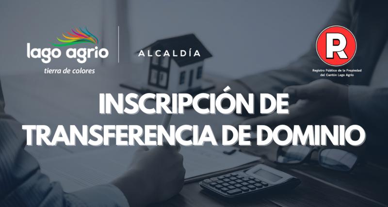 INSCRIPCIÓN DE TRANSFERENCIA DE DOMINIO